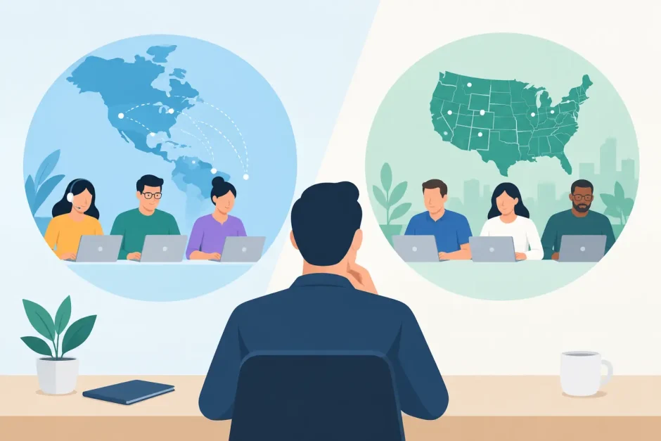 Nearshore Staffing Versus Domestic Hiring